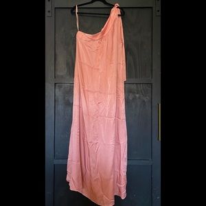 One Shoulder Maxi Dress